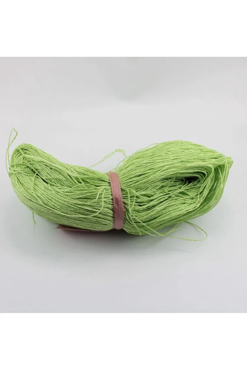 Fıstık Yeşili Renk Çile Kağıt İp Çanta Ipi Supla Ipi No: 40 - (550-600 gr)