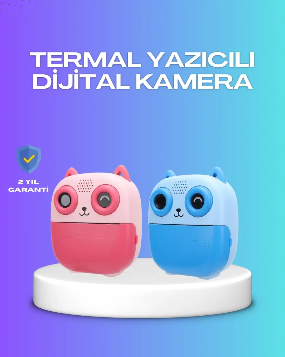 2. 4 İnç Ekranlı Çocuk Fotoğraf Makinesi 6X Zoom Özellikli
