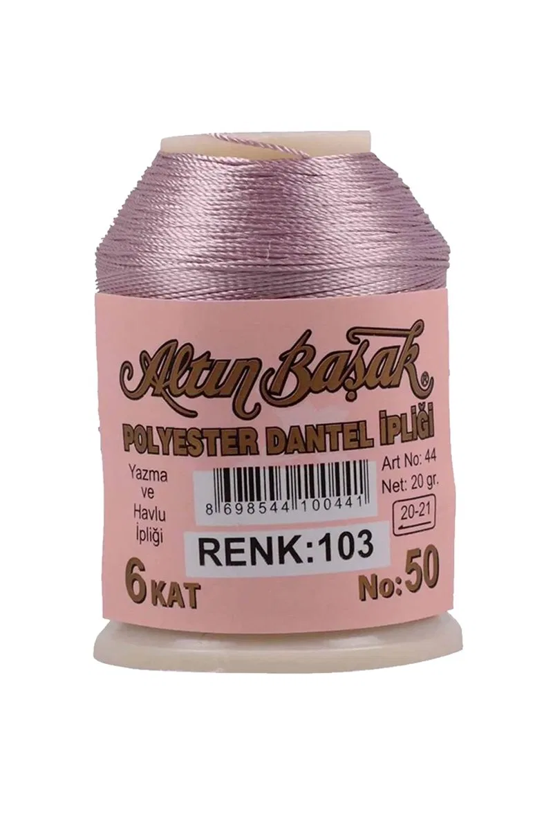3 Adet Altınbaşak Oya ve Dantel İpi 20 gr - Royaleks - No: 103 görsel 3