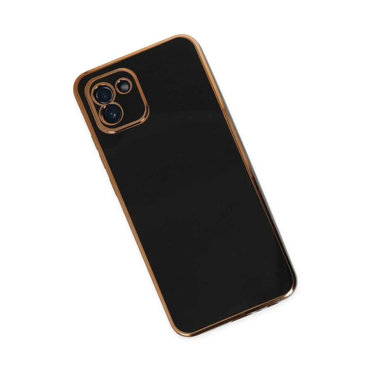 Samsung Galaxy A03 Kılıf Volet Silikon - Siyah görsel 3