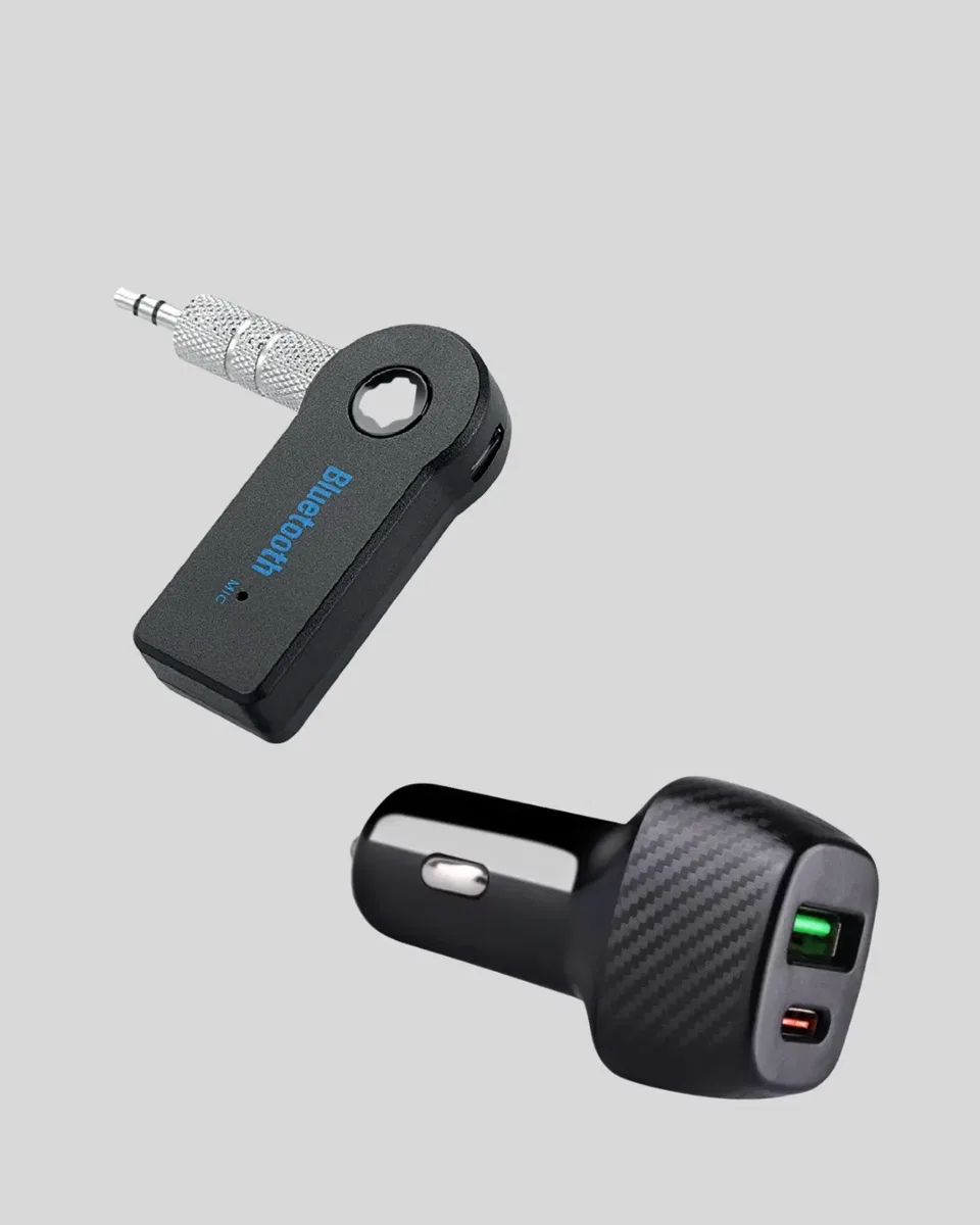 Araç İçi Bluetooth Müzik Kiti + Type-C PD Araç Şarjı Seti görsel 5