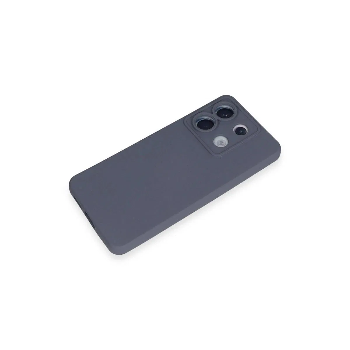 Xiaomi Redmi Note 13 Pro 5g Kılıf Nano İçi Kadife Silikon - Gri görsel 4