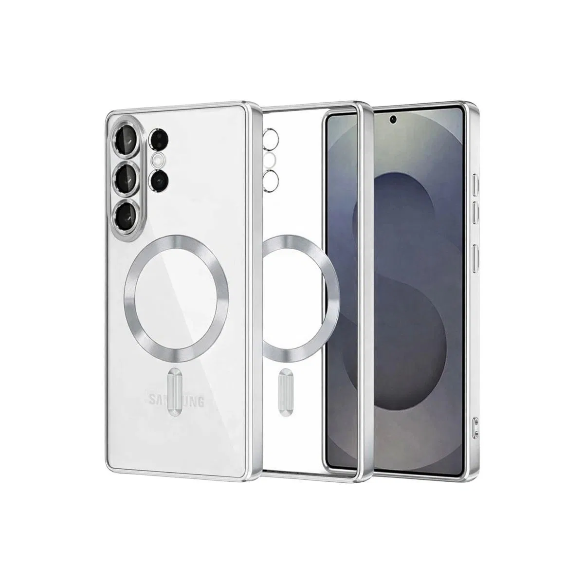 Samsung Galaxy S26 Ultra Kross Magneticsafe Kapak - Gümüş