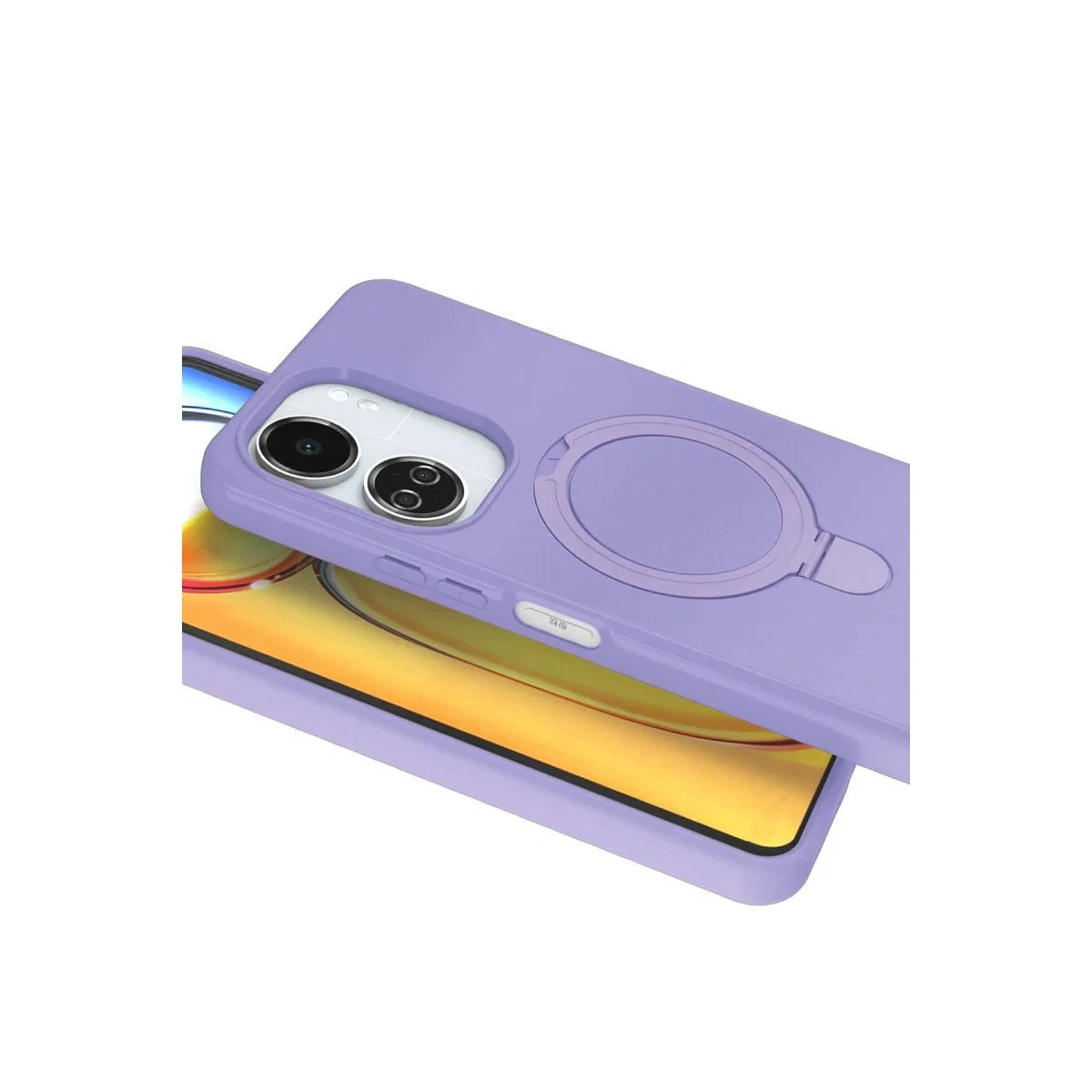 Xiaomi Redmi 13c Regal Magsafe Standlı Kapak - Lila görsel 3