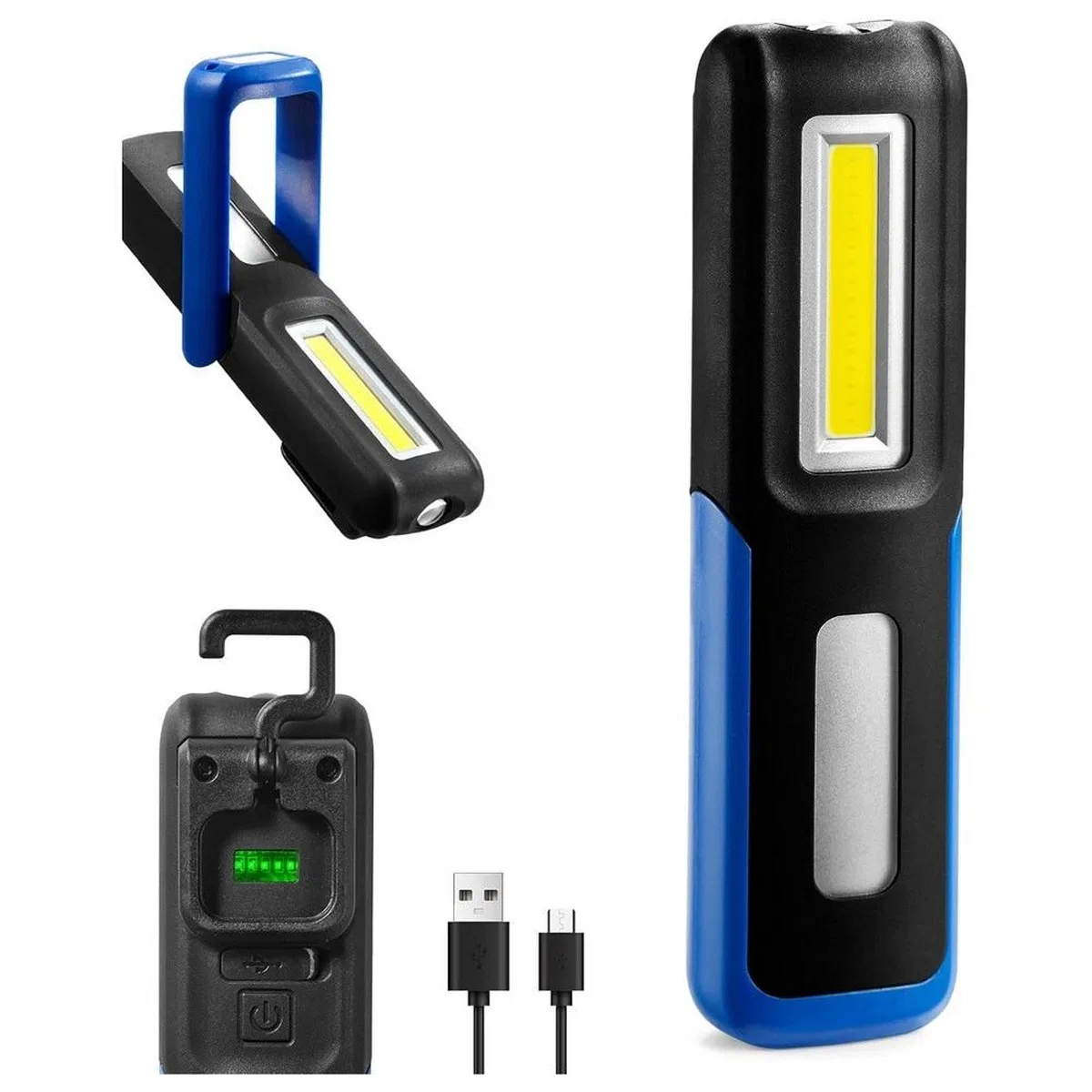 Lightingx Lx-028 Cob Led Mıknatıslı Çalışma Lambası Tamirci Feneri görsel 2