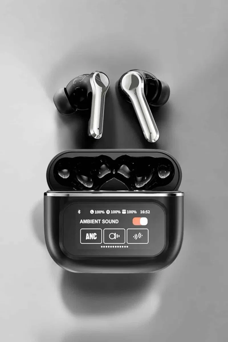 Yeni Nesil Bluetooth Kulaklık Ekranlı Yüksek Ses Kaliteli Uzun Şarj Süreli görsel 4