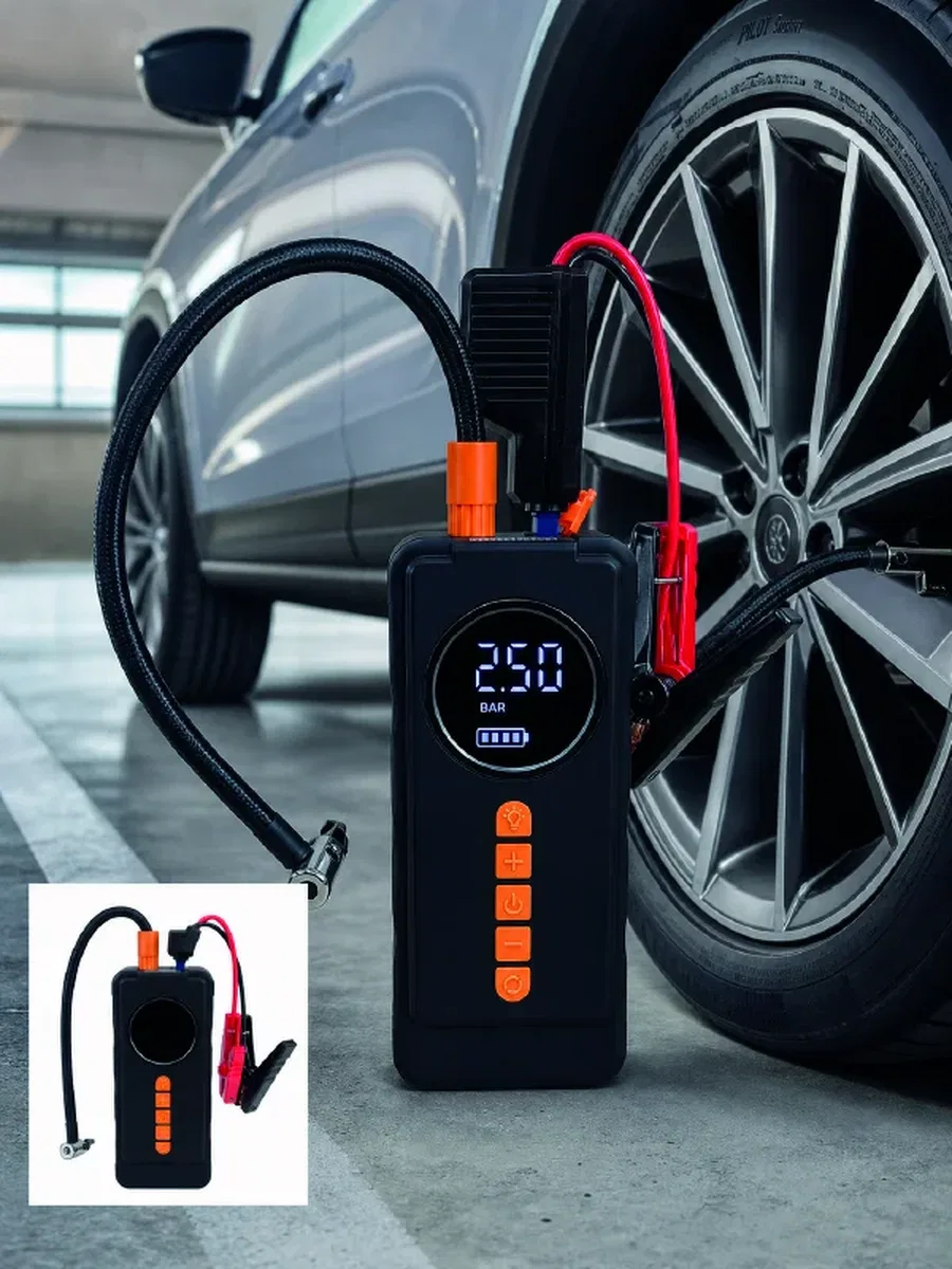 AKÜ TAKVİYELİ ARAÇ KOMPRESÖRÜ VM726 görsel 5