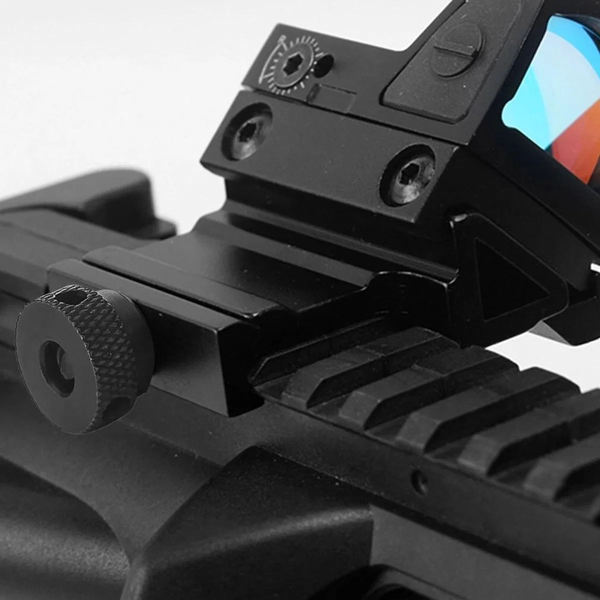 Taktik 45 Derece Açı Ofset Yan Adaptörü Rts 20mm Picatinny Ray görsel 5