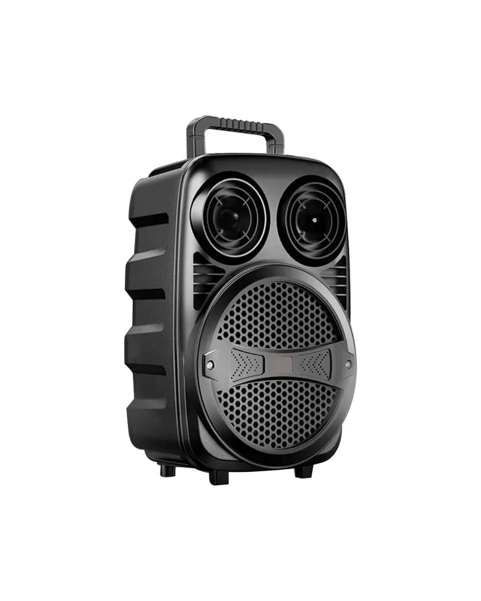 RGB Işıklı Bluetooth Karaoke Hoparlör Mikrofonlu USB TF Kart Destekli Taşınabilir Speaker görsel 4