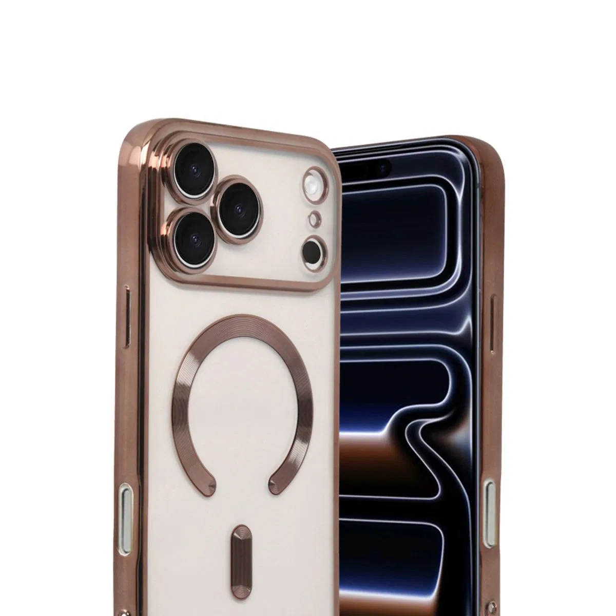 Apple İphone 17 Pro Kross Magneticsafe Kapak - Çöl Titanyum görsel 2