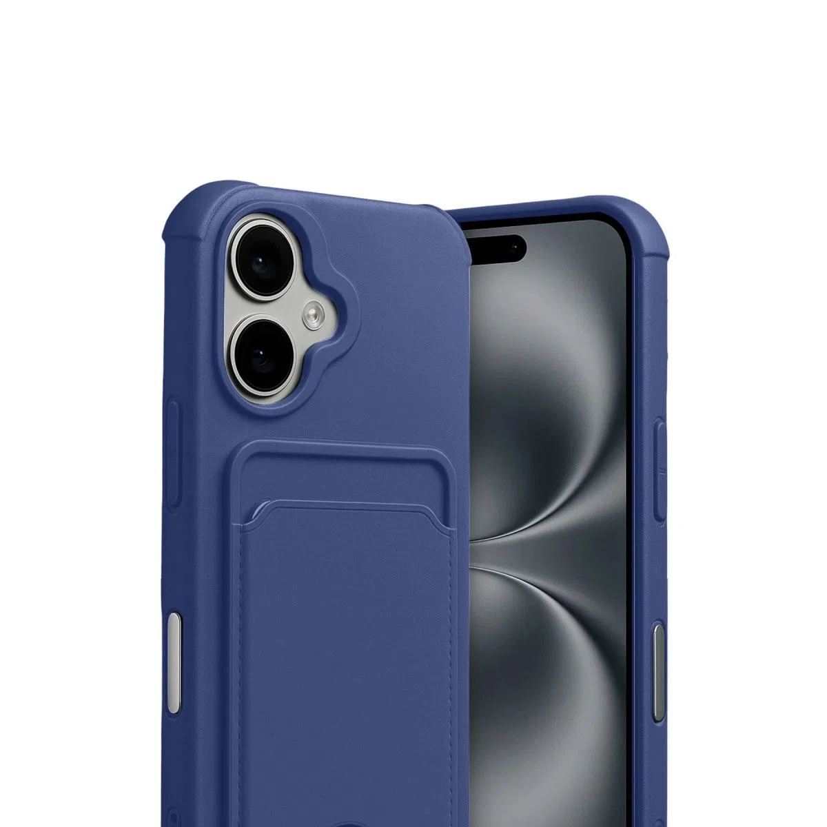 Apple İphone 17 Kelvin Kartvizitli Silikon - Lacivert görsel 2
