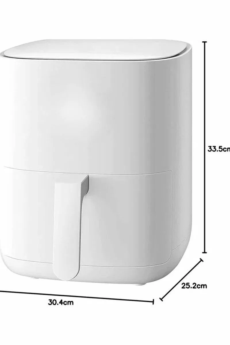 4L Airfryer Hazneli Hava Fritözü Yağsız Fritöz Taşınabilir Fırın İşlevi Gören Pratik görsel 4