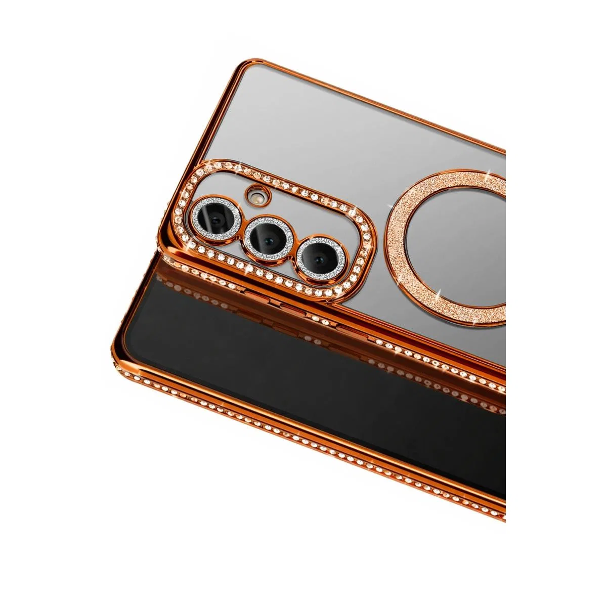 Joko Samsung Galaxy A57 5g Joke Simli Magneticsafe Kılıf - Turuncu görsel 2