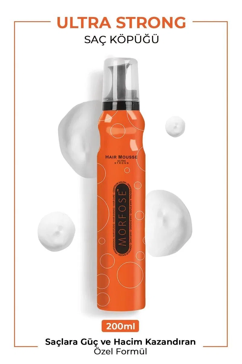 Ultra Strong Saç Köpük 200 ML - Ultra Güçlü Tutuş - mrfs