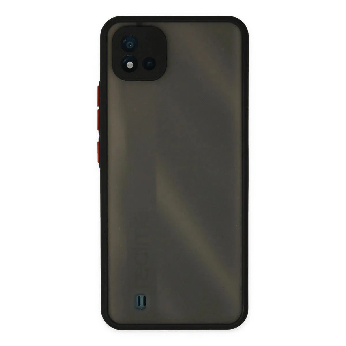 Realme C11 2021 Kılıf Montreal Silikon Kapak - Siyah