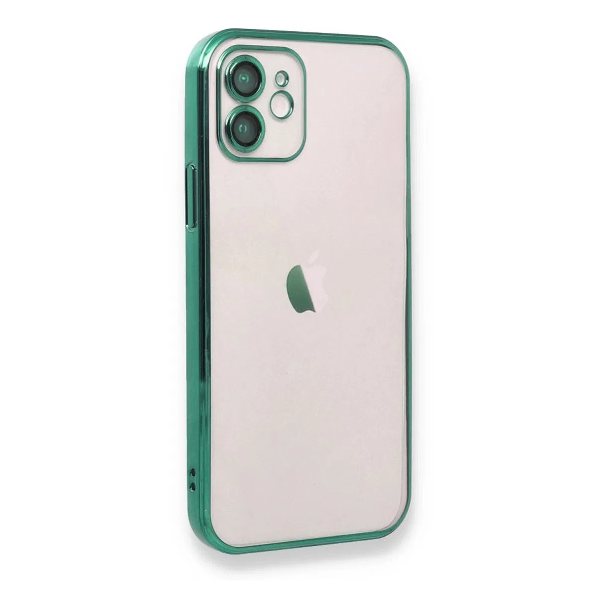 Apple İphone 12 Kılıf Razer Lensli Silikon - Yeşil görsel 2