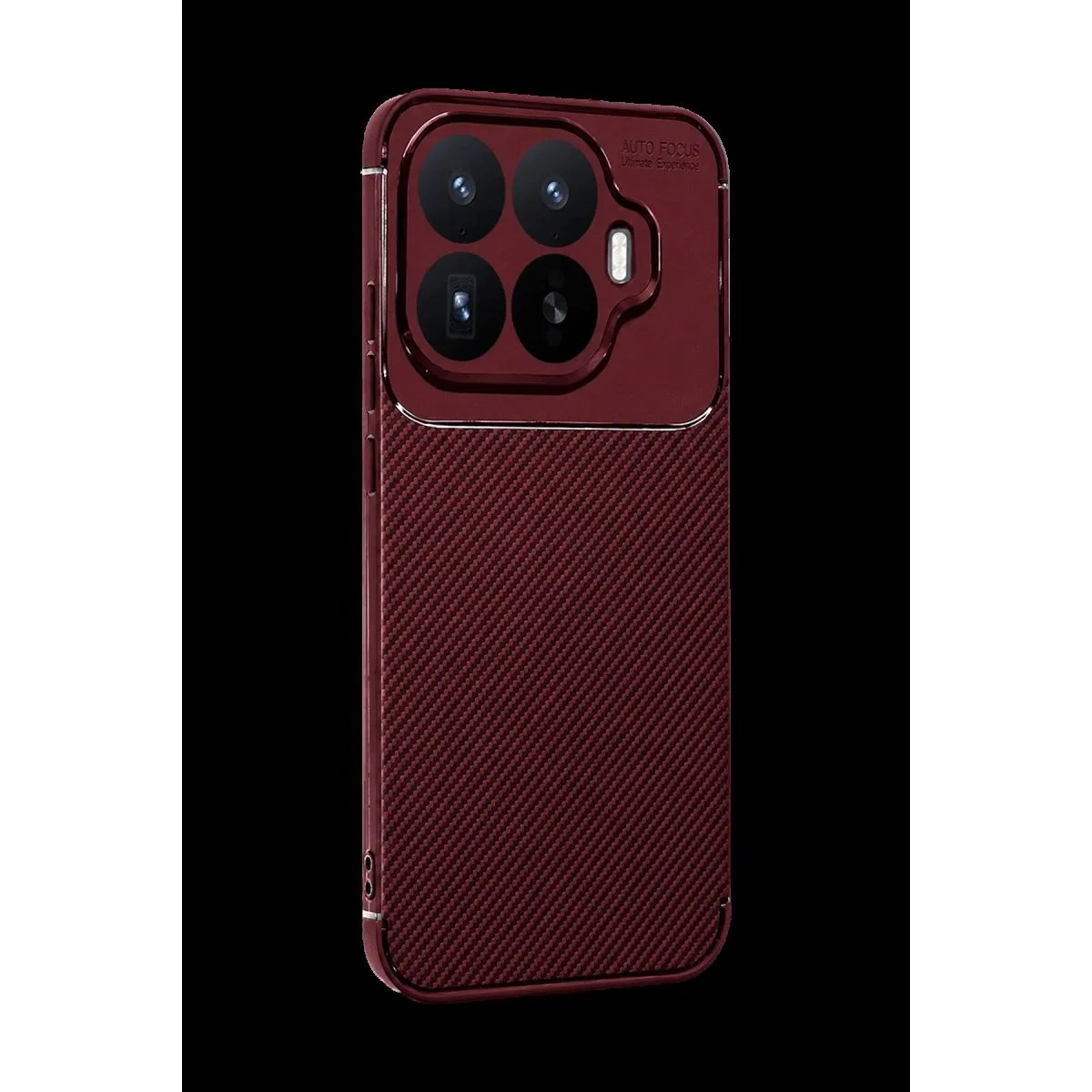 Newface Xiaomi Mi 17t Auto Focus Karbon Kapak - Bordo görsel 2