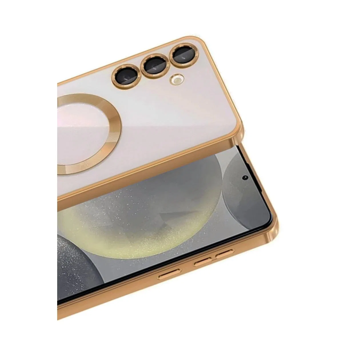 Samsung Galaxy A54 5g Kross Magneticsafe Kapak - Çöl Titanyum görsel 2
