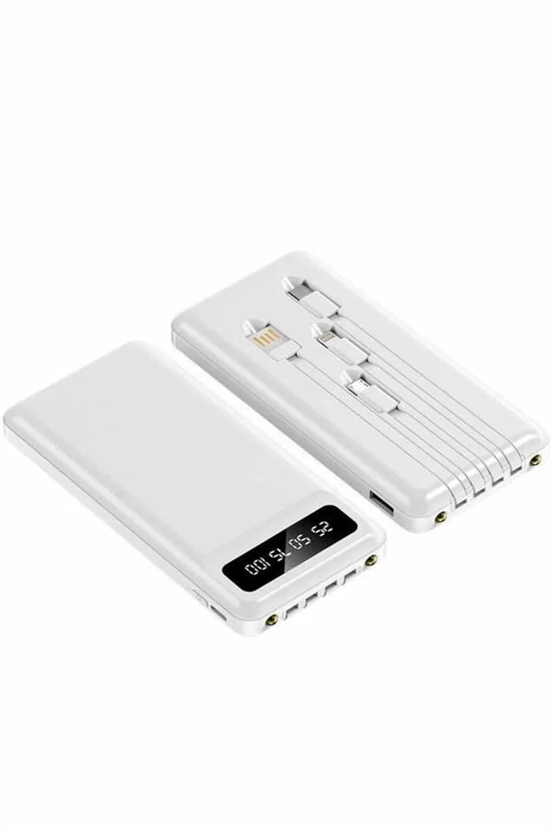 4 Çıkışlı 20. 000 Mah Powerbank Uzun Pil Ömürlü Taşınabilir