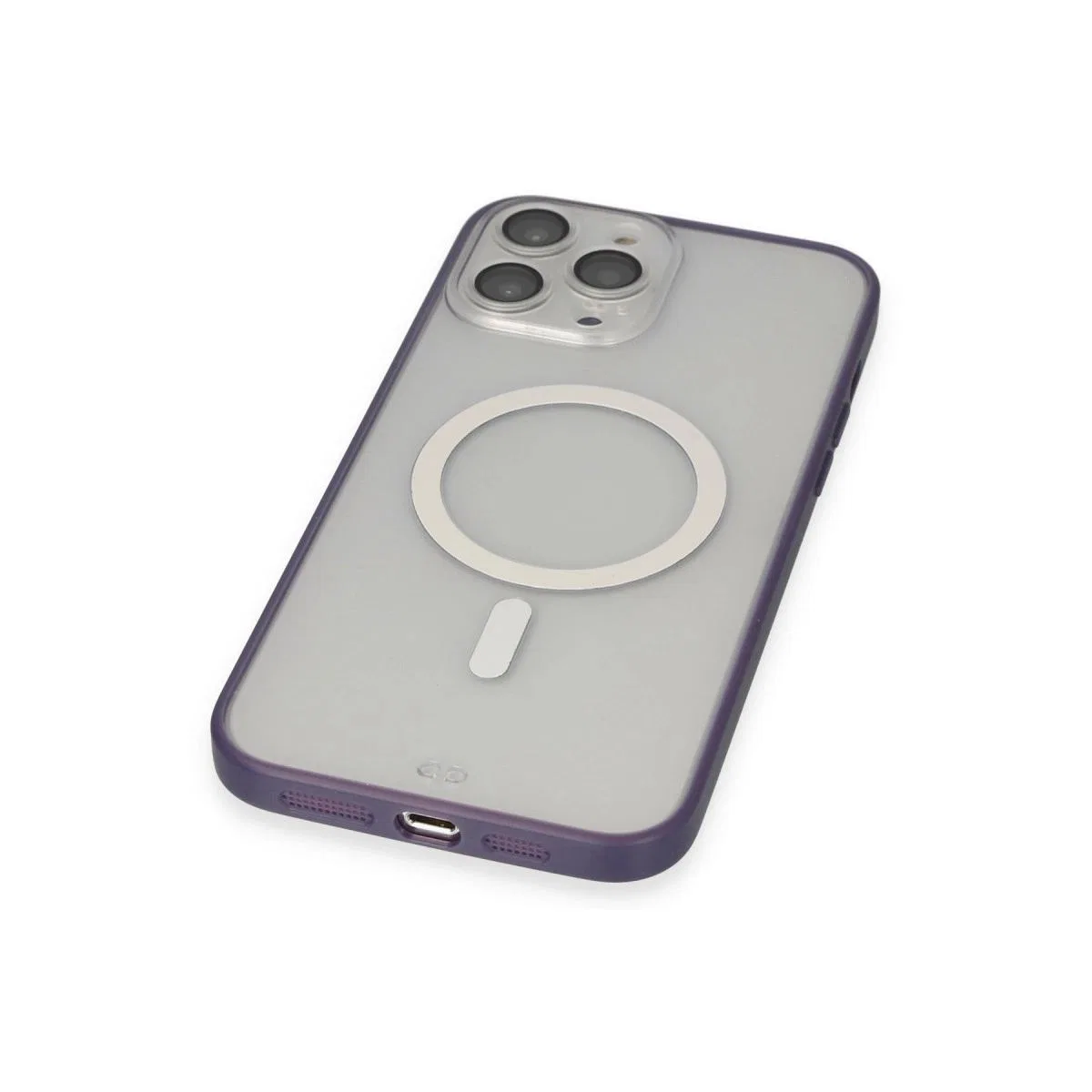 Apple İphone 14 Pro Max Kılıf Grand Magneticsafe Kapak - Mor görsel 4