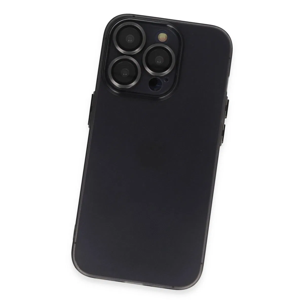 Apple İphone 13 Pro Max Kılıf Luko Lens Silikon - Siyah görsel 3