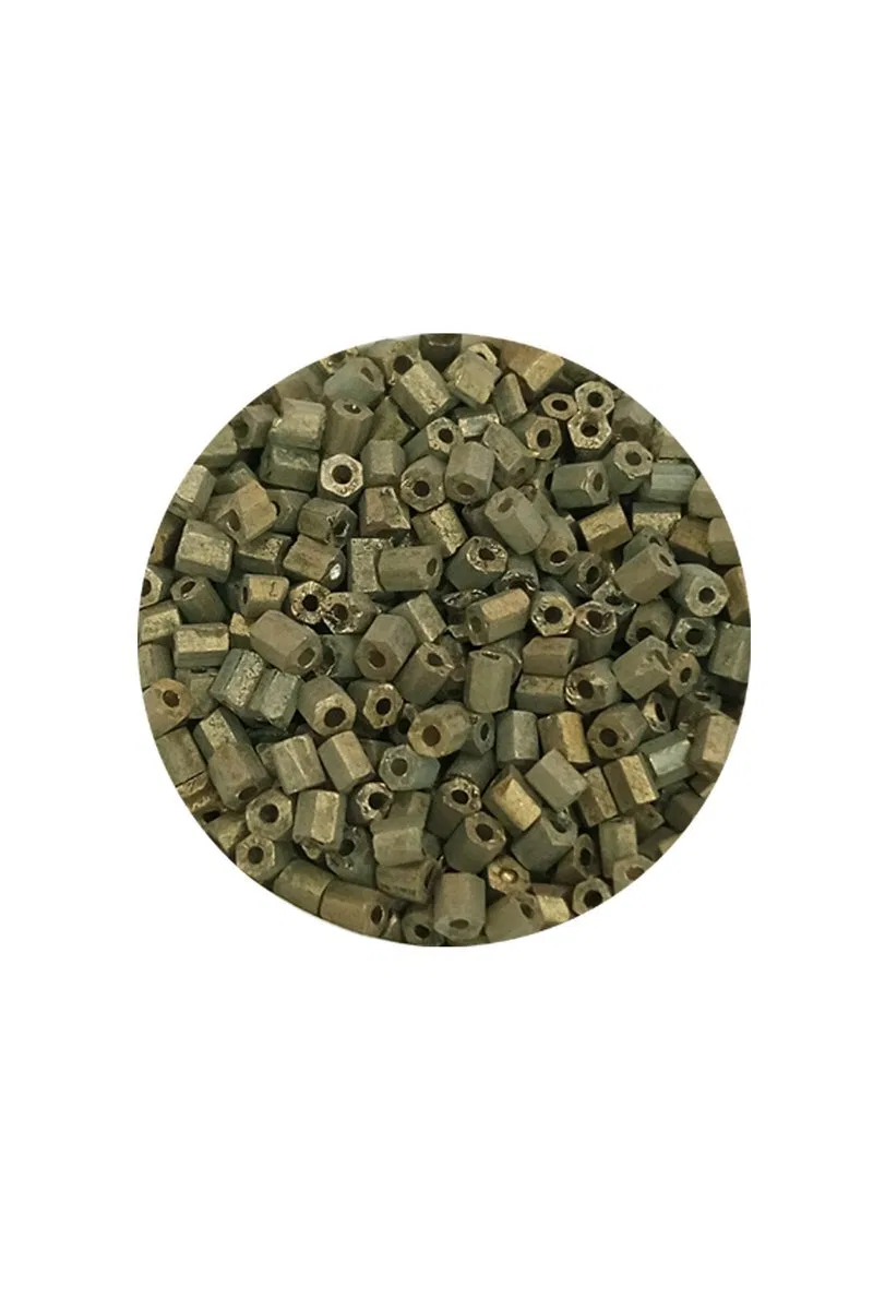Kesme Cam Boncuk 2mm - 60 Gram - Mat Asker Yeşili - BNC365 görsel 2