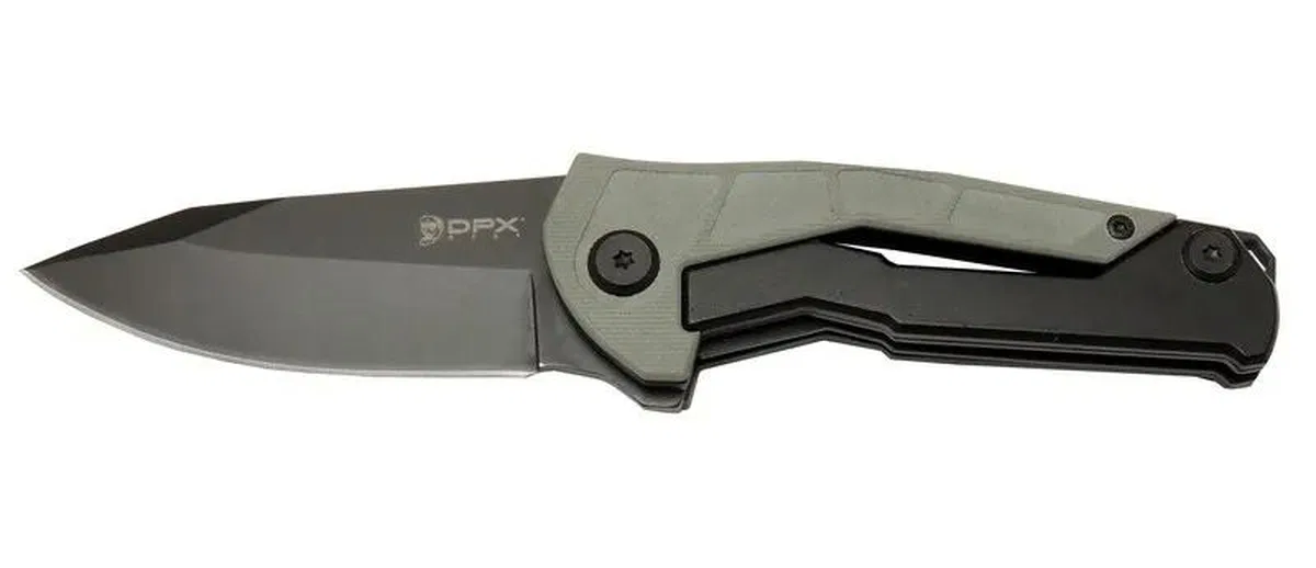 Dpxgear Sugga 915b Grn Siyah Kamp / Outdoor Çakı 17, 5cm - Yarı Otomatik, Kemerlikli, Kutulu