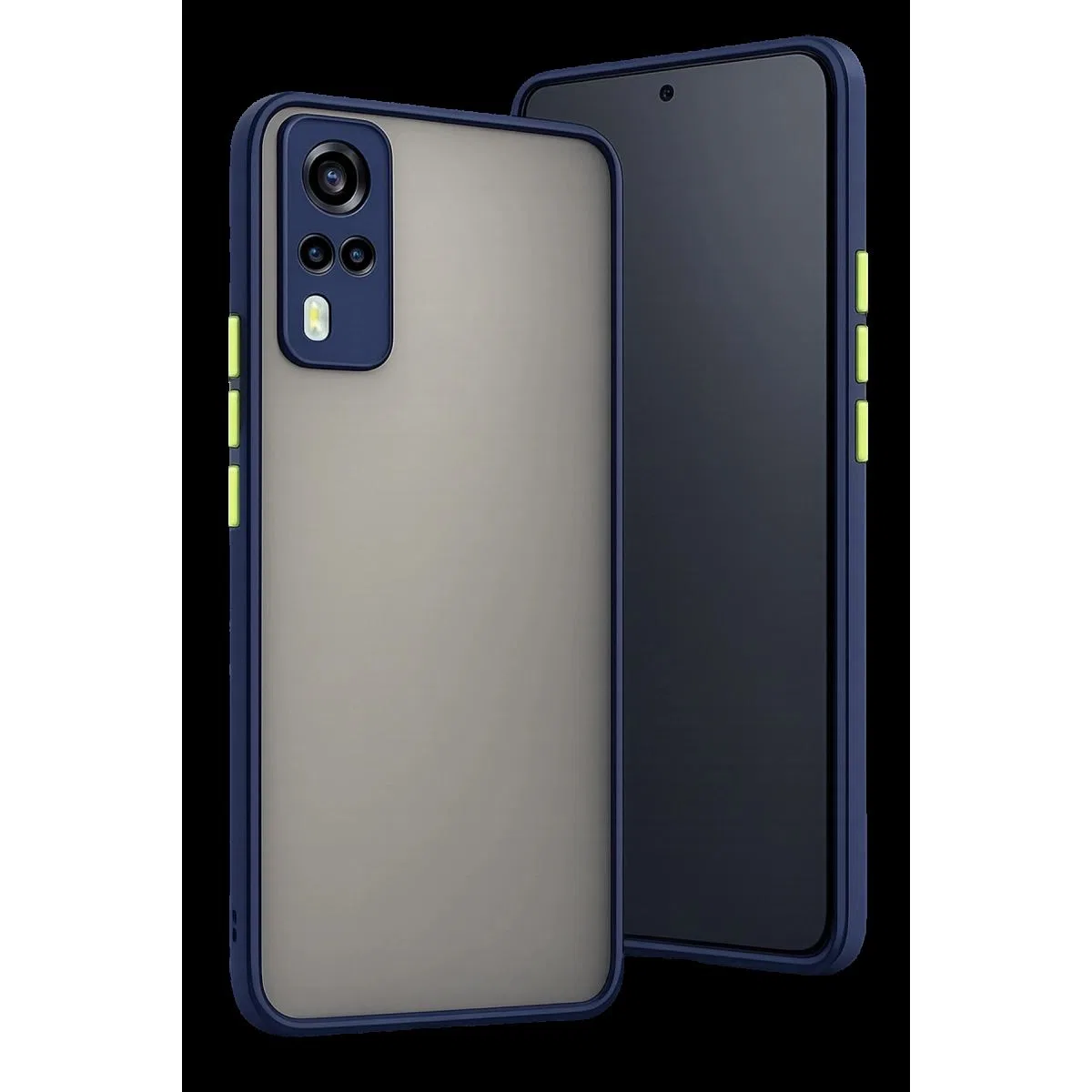 Vivo Y53s Kılıf Montreal Silikon Kapak - Lacivert