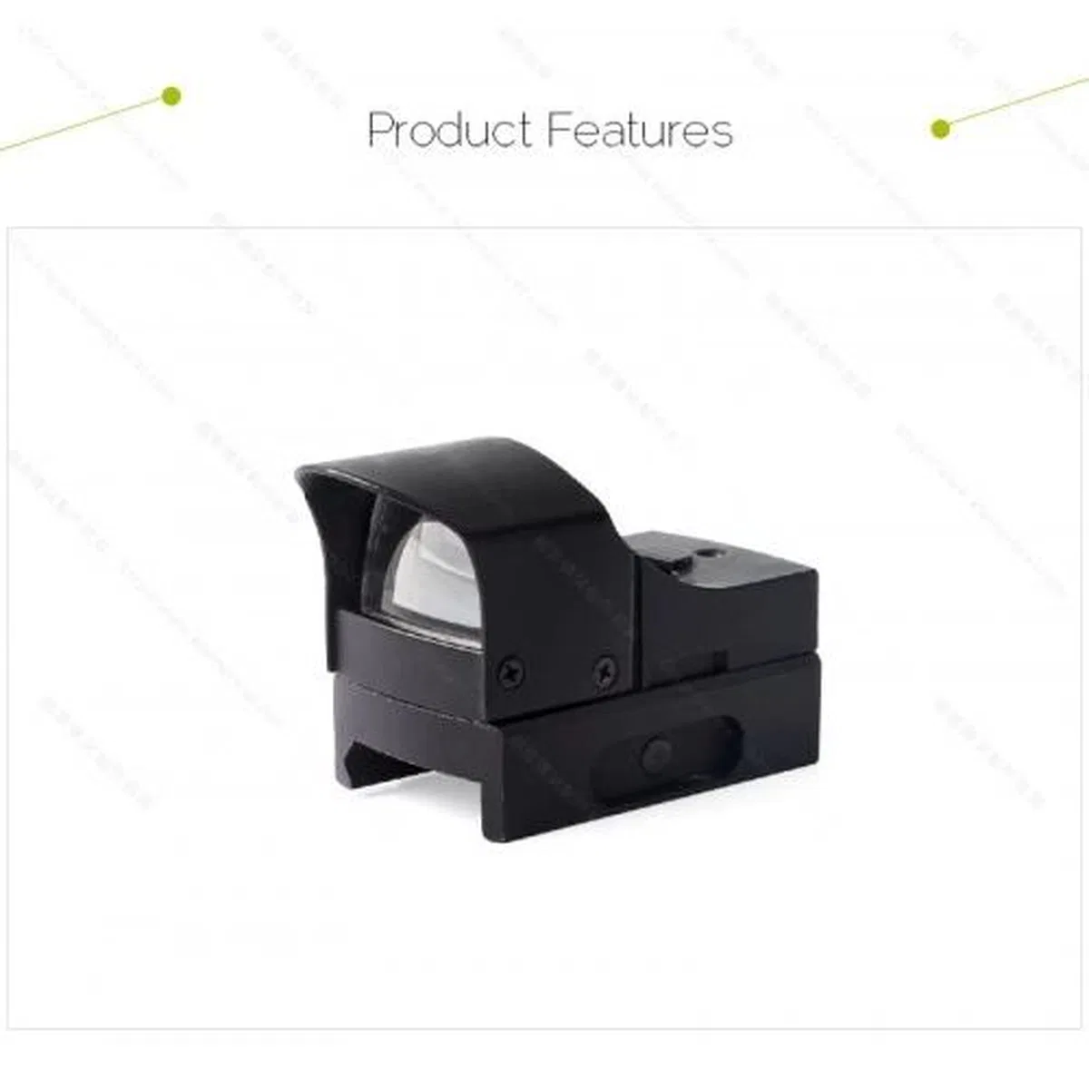 Yakın Menzilli Için Hedefleme Çift Renk Işıklı Reddot Sight görsel 2