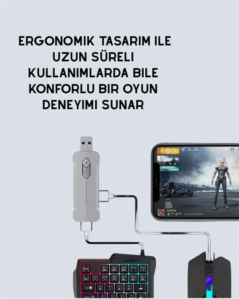 Kablosuz Mobil Oyun Kiti – 5 Parça Tam Set görsel 3