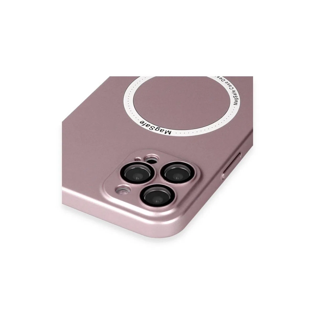 Apple İphone 12 Pro Kılıf Jack Magneticsafe Lens Silikon - Rose Gold görsel 4