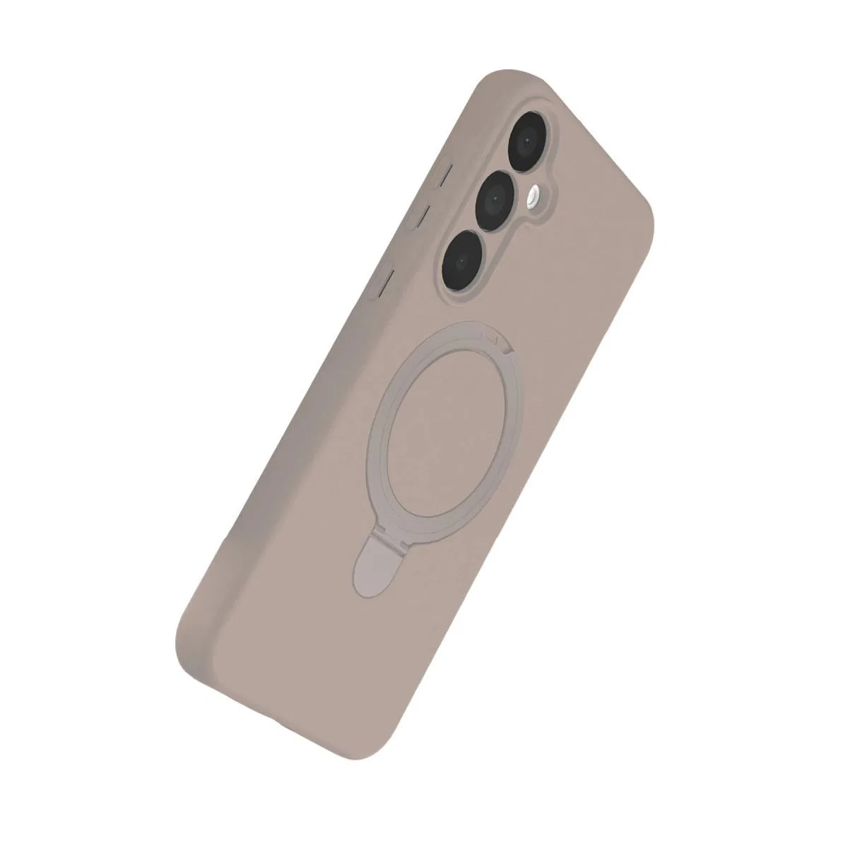 Samsung Galaxy A15 4g Regal Magsafe Standlı Kapak - Çöl Titanyum görsel 3