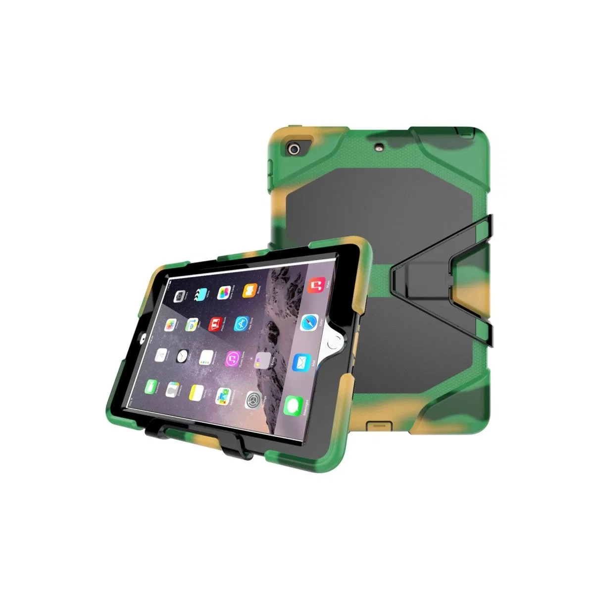 Apple İpad 5 Air 9. 7 Kılıf Griffin Tablet Kapak - Kamuflaj görsel 2