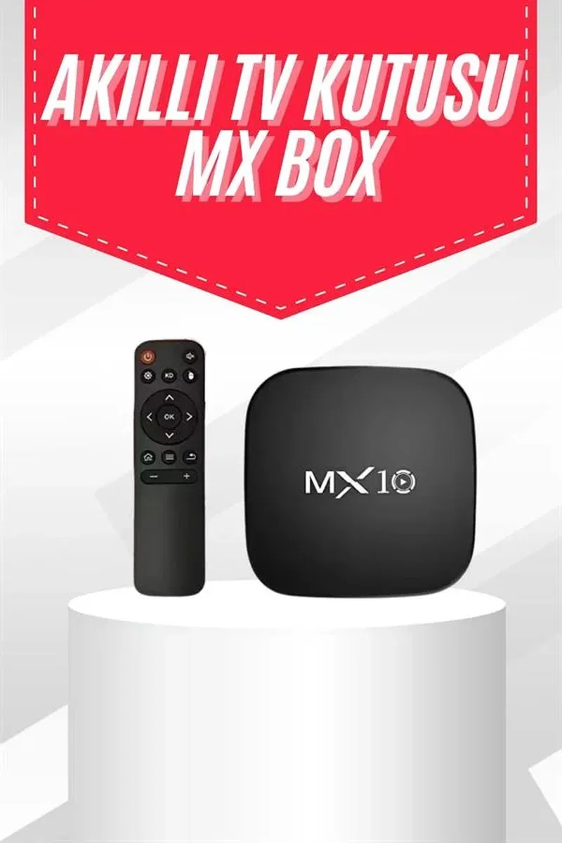 Mx Box Android Tv Media Sound 4K Ultra HD Görüntü Kaliteli görsel 2
