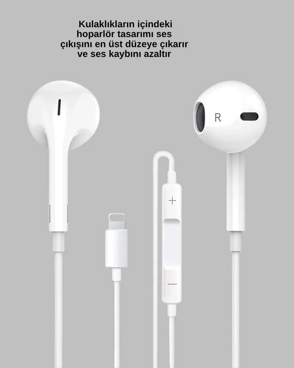 Uzaktan Kumandalı Mikrofonlu Mükemmel Ses Deneyimi Kulaklık Yeni Nesil görsel 2