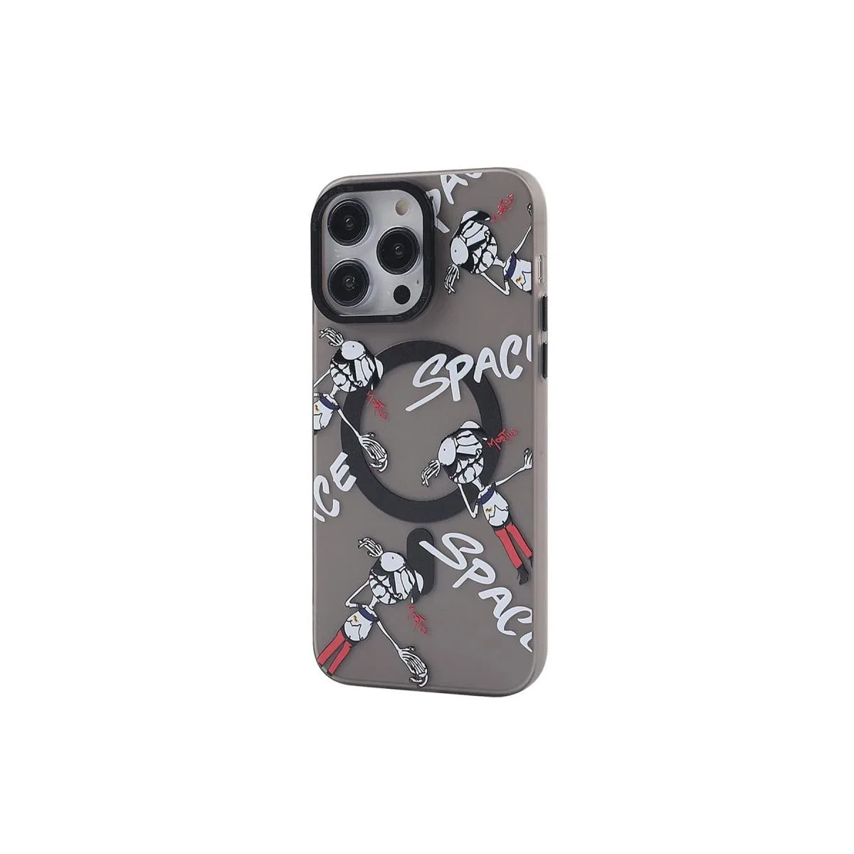 Apple İphone 14 Pro Kılıf Apollo Magneticsafe Desenli Kapak - Apollo Siyah - 3 görsel 2