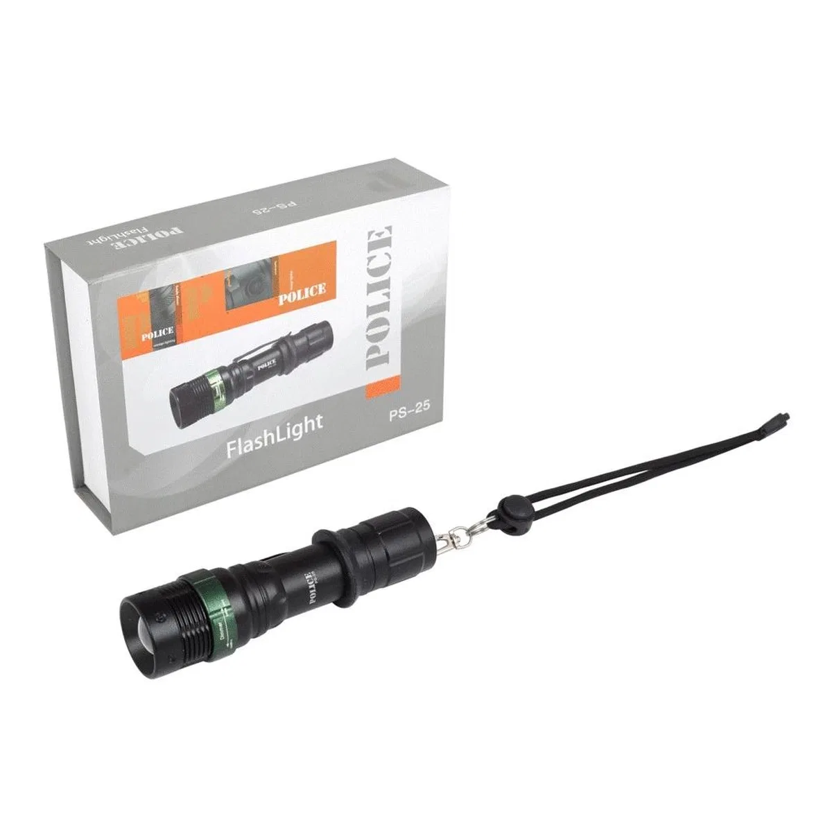 Ps-25 Cree Q5 Power Led Zoomlu Şarjlı El Feneri görsel 5