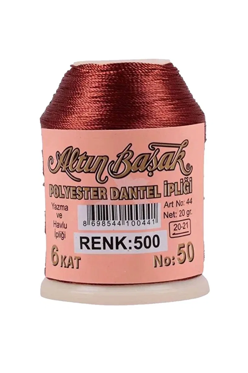 3 Adet Altınbaşak Oya ve Dantel İpi 20 gr - Royaleks - No: 500 - 186 - 028 görsel 4
