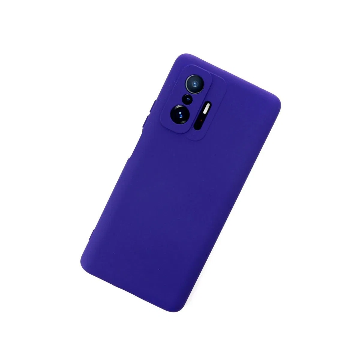 Xiaomi Mi 11t Pro Kılıf Nano İçi Kadife Silikon - Mor görsel 3