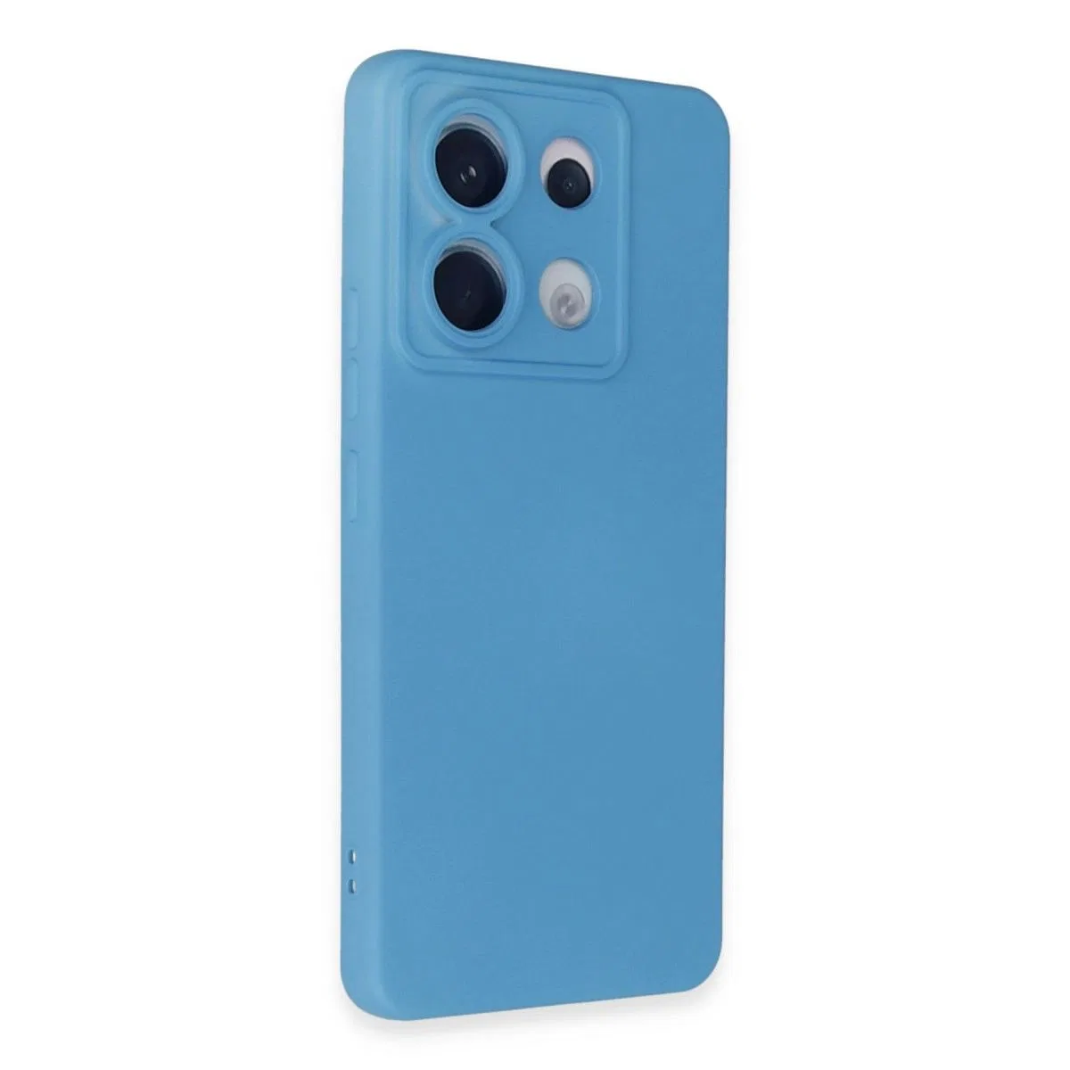 Xiaomi Redmi Note 13 Pro 5g Kılıf Nano İçi Kadife Silikon - Mavi görsel 2