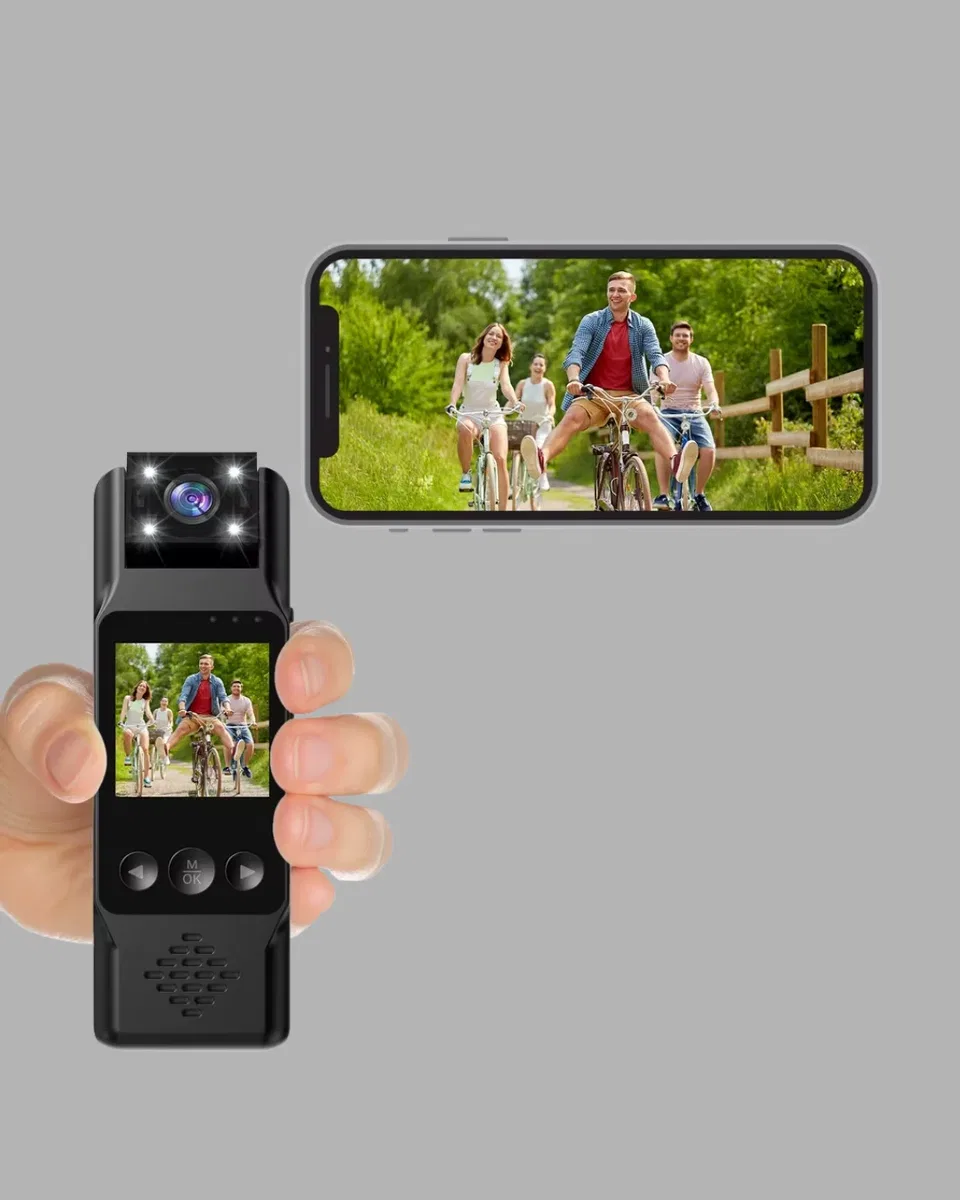 180 Derece Dönebilen Mini Kamera Full HD TFT Ekran Hareket Sensörlü (Kopya) görsel 5