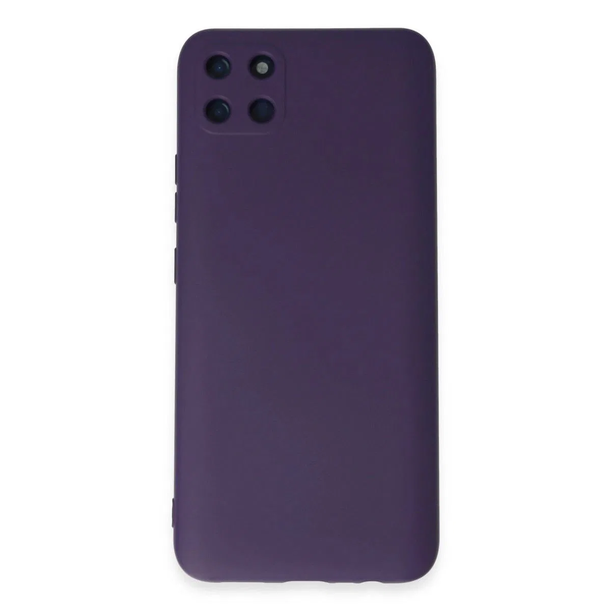 Realme C11 Kılıf Nano İçi Kadife Silikon - Mor