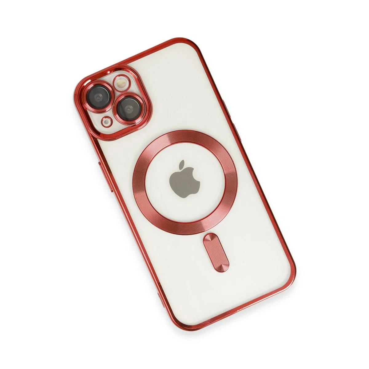 Apple İphone 14 Kılıf Kross Magneticsafe Kapak - Kırmızı görsel 3