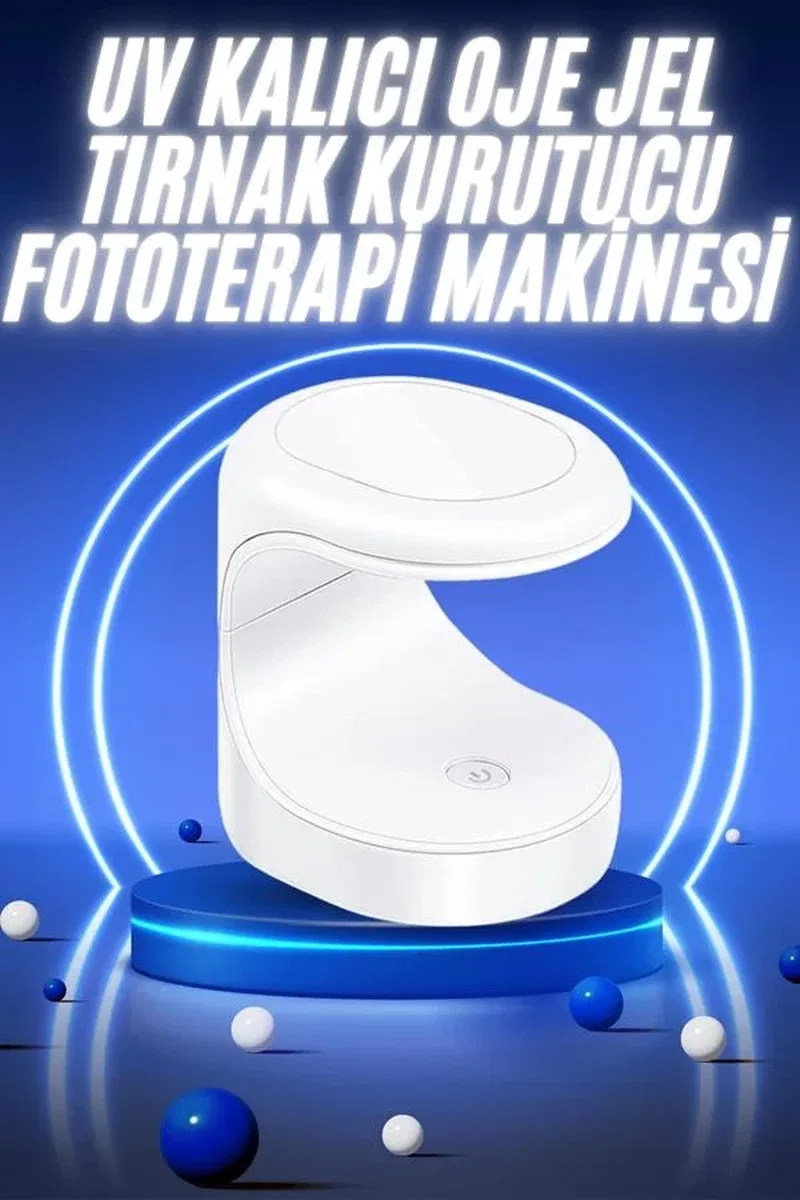Kalıcı Oje Protez Tırnak Uv Led Kuturucu Oje Jel Tırnak Kurutucu görsel 2