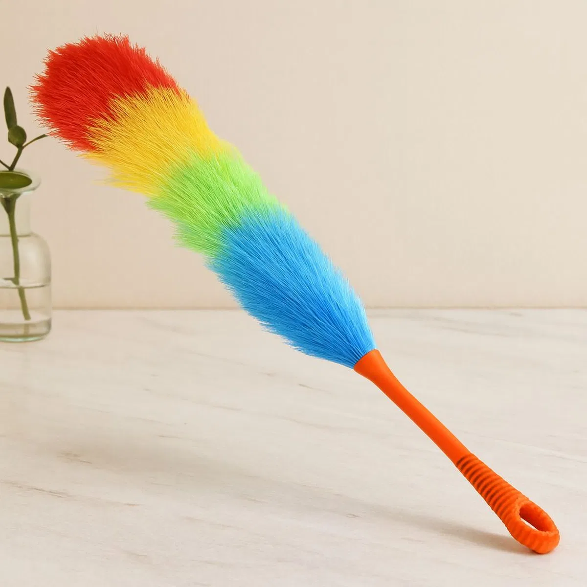 Renkli Naylon Kıllı Toz Alma Püskülü 62 cm