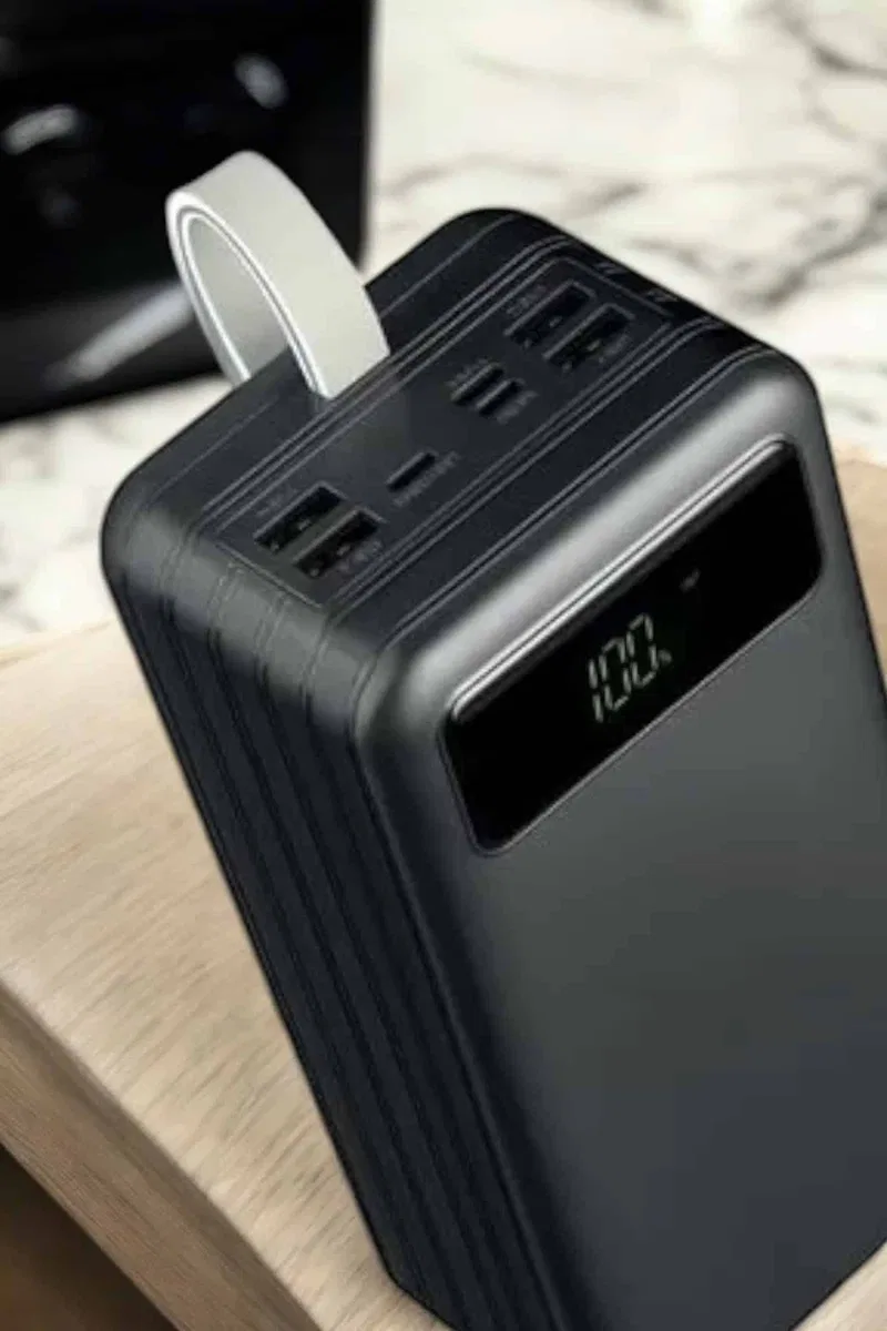 Powerbank 60. 000 MAH 4 Portlu Uzun Şarj Süreli Dijital Göstergeli görsel 5