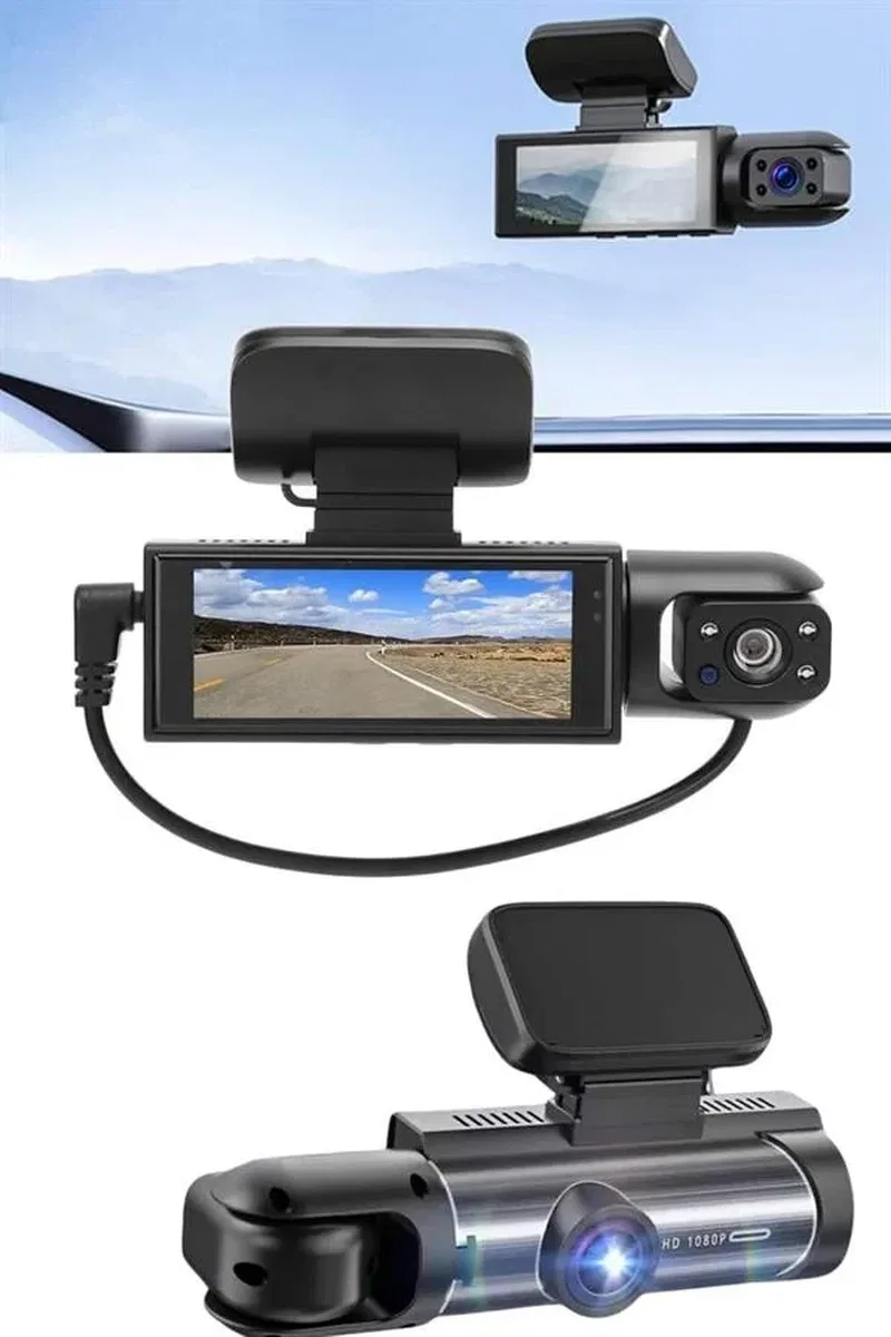 Araç Kamerası Dönebilen HD Kaliteli Video ve Fotoğraf Kaydedici görsel 5