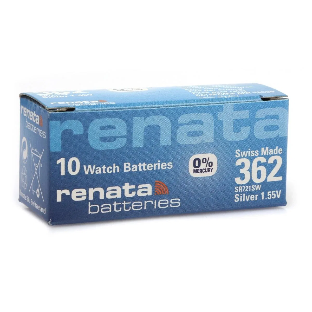 Renata 362 Sr721sw 1. 55v Alkalin Saat Pili 10 Adet