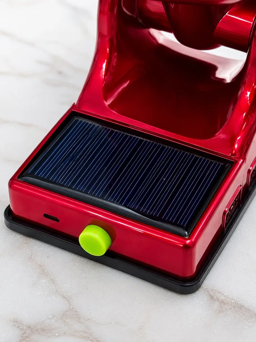 Şarjlı RGB Projektör Lamba Güneş Enerjili Çok Fonksiyonlu Disco Işık Lambası görsel 3