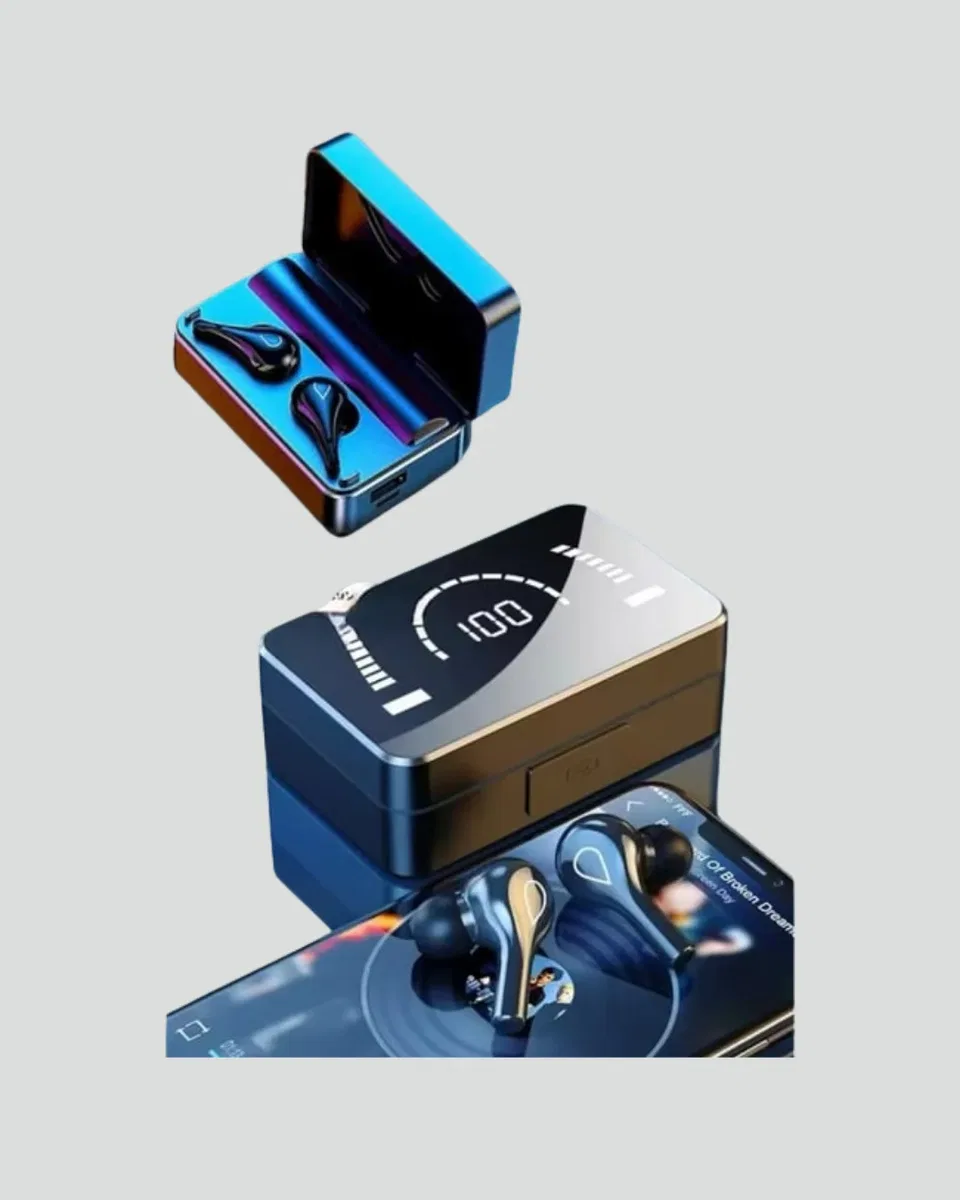 Akıllı Ekranlı Bluetooth Kulaklık – Derin Bas ve Net Tiz görsel 2
